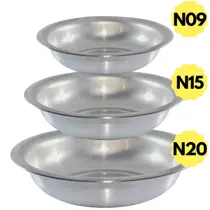 Jogo Bacias Mini Multiuso 3 Peças N 9 15 20 - Cuba Barbearia