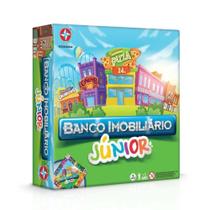 Jogo Banco Imobiliário Júnior Tabuleiro Brinquedo Criança Estratégia - Estrela