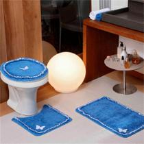 Jogo banheiro cotton delicato 3pcs Jogo banheiro cotton delicato 3pcs