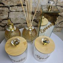 Jogo Banheiro kit Lavabo Luxo