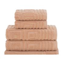 Jogo Banho Buddemeyer 05 Peças Infinity 100% Algodão Laranja