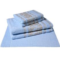 Jogo Banho Gigante 05 Peças Cavhome Algodão Ibiza Blue Sky