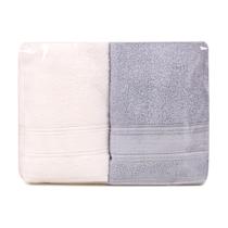 Jogo Banho Gigante Studio A C/5 Peças Cor:Lavanda e Branco