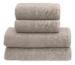 Jogo Banho Rosto Dohler Confort 100% Algodão Aveludada 4pç