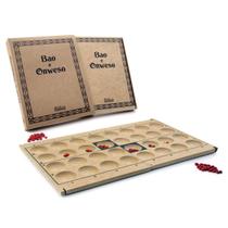 Jogo bao e onweso em madeira - mitra - 26 Jogo bao e onweso em madeira - mitra - 26