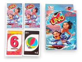 Jogo Baralho De Mesa Uno Cartas Stitch Versão Verão Lilo Jogo Baralho De Mesa Uno Cartas Stitch Versão Verão Lilo
