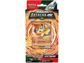 Jogo Baralho Victini ou Miraidon Estampas - Ilustradas Deck Batalha Ex Pokémon 60 Cartas