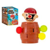 Jogo Barril De Pirata Pequeno 10x4,5cm - Jogo educativo