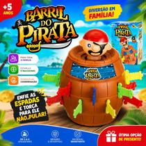 Jogo Barril do Pirata 18cm x 13cm Tamanho Grande Jogo Barril do Pirata 18cm x 13cm Tamanho Grande