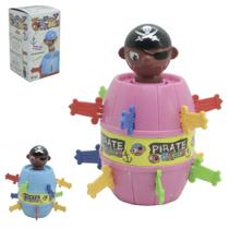 Jogo barril pequeno salta pirata com 12 espadas colors na caixa - FIRST Jogo barril pequeno salta pirata com 12 espadas colors na caixa - FIRST