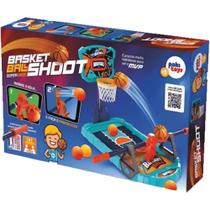 Jogo Basketball Shoot c/ Jogador Articulado Coordenação e Precisão