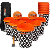 Jogo BasketPong Giant Yard Pong X Basket Ball com baldes Jogo BasketPong Giant Yard Pong X Basket Ball com baldes