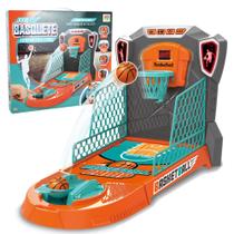Jogo Basquete De Mesa Placar Digital Brinquedo Som Movimento DMT6806 Jogo Basquete De Mesa Placar Digital Brinquedo Som Movimento DMT6806