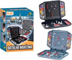 Jogo Batalha Marítima Naval +2 Tabuleiros Brinquedo Infantil - Art Brink