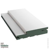 Jogo Batente MDF Hidro Reg/Enc c/ Borracha Aplicada Rec. PET Branco Neve