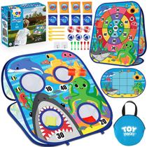 Jogo Bean Bag Toss TOY Life Shark Design para crianças de 3 a 8 anos