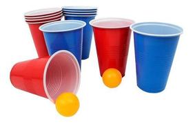 Jogo Beer Pong 12 Copos E 12 Bolinhas Cerveja