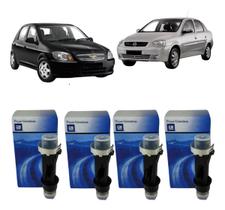 Jogo Bico Injetor Corsa Celta 1.0 8v 1999 À 2002 701040