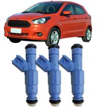 Jogo Bico Injetor Ford Novo Ka 1.0 12v 3cil Flex Bosch