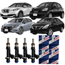 Jogo Bico Injetor Nissan Kicks March Versa 1.6 16v Flex Após 2015 Bosch Jogo Bico Injetor Nissan Kicks March Versa 1.6 16v Flex Após 2015 Bosch