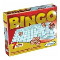 Jogo Bingo 20 Cartelas 75 Pedras Madeira Refloresta Xalingo