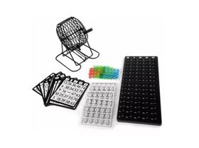 Jogo bingo c/ cartelas reutilizáveis e marcadores - Western bg100
