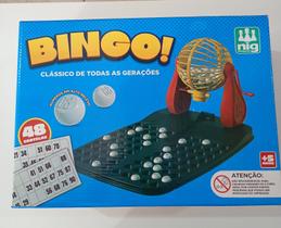 Jogo bingo com 48 cartelas nig brinquedos