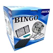 Jogo Bingo Completo Globo Giratorio Metal 75 Bolinhas 18 Cartelas e Fichas - JAVICK