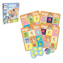 Jogo Bingo da Bingo - Bluey - Original Disney Junior Elka Brinquedo Crianças +5 Anos