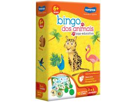 Jogo Bingo dos Animais Tabuleiro