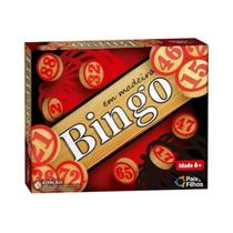 Jogo Bingo Em Madeira 36 Cartelas - Pais E Filhos Ref 2806 Jogo Bingo Em Madeira 36 Cartelas - Pais E Filhos Ref 2806
