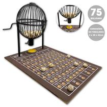 Jogo Bingo Globo Preto Nº2 Com 75 Bolinhas Treis Reis Jogo Bingo Globo Preto Nº2 Com 75 Bolinhas Treis Reis