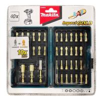 Jogo Bits 40 Pc Fenda/Philips/Pozidriv/Soq Torcao - MAKITA Jogo Bits 40 Pc Fenda/Philips/Pozidriv/Soq Torcao - MAKITA
