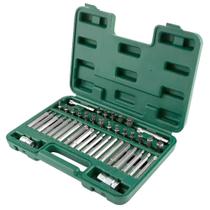 Jogo Bits 42 Pc 5/16 Torx/Allen/Multidentada Curta/Longa Soq Adaptador ST09327 - SATA