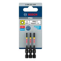 Jogo Bits Bosch Pro Impact Torx T10 T15 T20 55mm 3un Jogo Bits Bosch Pro Impact Torx T10 T15 T20 55mm 3un