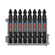 Jogo Bits Bosch Pro Phillips Impact Duplo 65mm 8Un Jogo Bits Bosch Pro Phillips Impact Duplo 65mm 8Un
