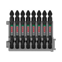 Jogo Bits Bosch Pro Pozidriv Impact Duplo 65mm 8Un Jogo Bits Bosch Pro Pozidriv Impact Duplo 65mm 8Un