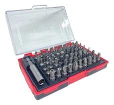 Jogo Bits Crv Parafusadeira 61 Peças 25mm Allen Torx Philips