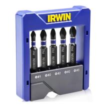 Jogo Bits De Impacto Parafusadeira Ph1 Ph2 Ph3 Com Imã Irwin Power Bit 5pcs 49mm Alto Impacto Magnético Imantado
