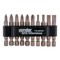Jogo Bits Encaixe 1/4 com 10 Peças Vonder Jogo Bits Encaixe 1/4 com 10 Peças Vonder