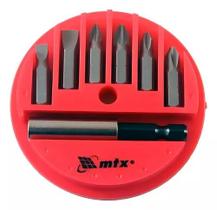 Jogo bits fenda/phil. adaptador magnetico 7 pecas mtx 113929 Jogo bits fenda/phil. adaptador magnetico 7 pecas mtx 113929