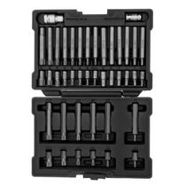Jogo Bits Hex Torx Spline 42 Peças 10mm CrV Stels 1131856 Jogo Bits Hex Torx Spline 42 Peças 10mm CrV Stels 1131856