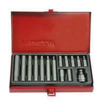 Jogo Bits Intercambiáveis Allen com 15 Peças 10mm - King Tony