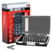 Jogo Bits Parafusadeira Magnético 61pcs Completo Ponta Philips Fenda Torx Ponteira Ph1 Ph2 Ph3 Imã