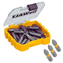 Jogo Bits Parafusadeira Ponta Phillips Ph2 15 Peças Dewalt C/ Estojo Caixa Parafusar Profissional