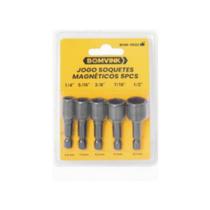 Jogo Bits Parafusadeira Soquete Ponteiras Magnéticas 5 Peças