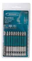 Jogo Bits Phillips Encaixe 1/4 Pol 70mm Com 10 Peças