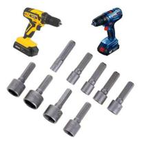 Jogo Bits Pito Sextavado Chave Canhão 5 6 7 8 9 10 11 13 Mm - STARTOOLS