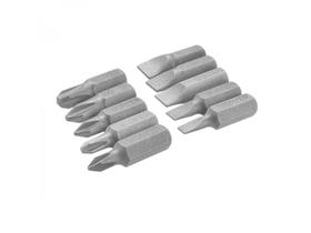 Jogo Bits Ponteira 1" Fenda e Phillips 10 peças - Worker Jogo Bits Ponteira 1" Fenda e Phillips 10 peças - Worker