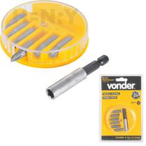 Jogo Bits Ponteira 7 Peças com Adaptador Magnético Vonder